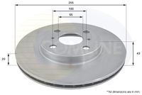 COMLINE ADC0194V - Disco de freno - Comline