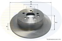 COMLINE ADC01101 - Disco de freno