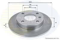COMLINE ADC1203 - Disco de freno - Comline