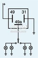 CSV electronic parts CRI4001 - Relé de intermitencia