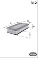COMLINE EAF998 - Filtro de aire