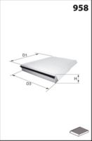 LUCAS LFCP299 - Filtro, aire habitáculo