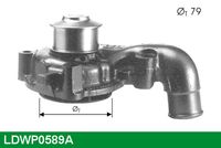 LUCAS LDWP0589A - Bomba de agua, refrigeración del motor