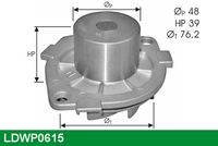 KAMOKA T0002 - Bomba de agua, refrigeración del motor