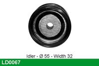 GATES T41101 - Polea inversión/guía, correa distribución - PowerGrip™