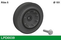GATES TVD1128A - Polea, cigüeñal - DriveAlign™