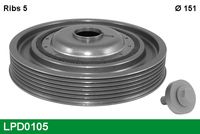 GATES TVD1126A - Polea, cigüeñal - DriveAlign™