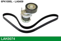 LUCAS 6PK1100L - Correa trapecial poli V