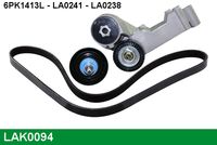 KAMOKA R0608 - Tensor de correa, correa poli V