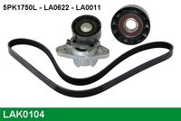 KAMOKA R0624 - Tensor de correa, correa poli V