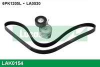 LUCAS 6PK1200L - Correa trapecial poli V