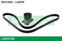 GATES K066PK1130 - Juego de correas trapeciales poli V - Micro-V®