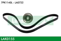 KAMOKA 7017007 - Correa trapecial poli V