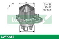 LUCAS LDWP0653 - Bomba de agua, refrigeración del motor