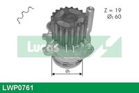 LUCAS LDWP0825 - Bomba de agua, refrigeración del motor