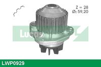 LUCAS LDWP0929 - Bomba de agua, refrigeración del motor