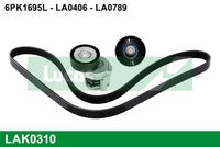 KAMOKA 7016142 - Correa trapecial poli V