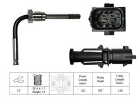 LUCAS LGS6060 - Sensor, temp. gas escape