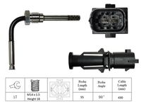 LUCAS LGS6064 - Sensor, temp. gas escape