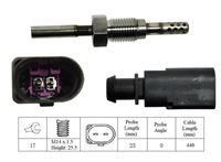 LUCAS LGS6031 - Sensor, temp. gas escape
