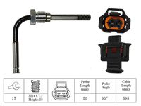 LUCAS LGS7025 - Sensor, temp. gas escape