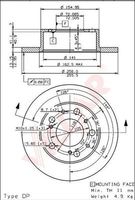 VILLAR 6281566 - Disco de freno