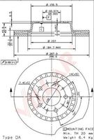 VILLAR 6281618 - Disco de freno
