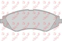 VILLAR 6260710 - Juego de pastillas de freno