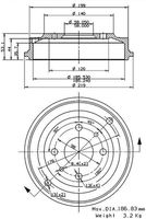 VILLAR 6270013 - Tambor de freno