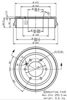 VILLAR 6270088 - Tambor de freno