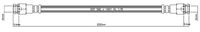 HELLA 8AH355461921 - Tubo flexible de frenos