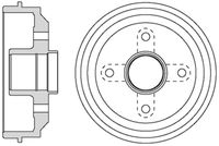 MOTAQUIP VBD661 - Tambor de freno