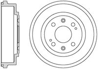 MOTAQUIP VBD644 - Tambor de freno