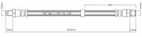 MOTAQUIP VBH1101 - Tubo flexible de frenos