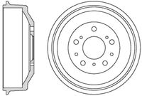 MOTAQUIP VBD664 - Tambor de freno