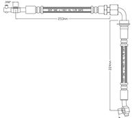 MOTAQUIP VBJ490 - Tubo flexible de frenos