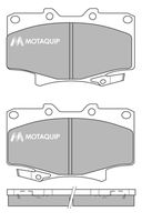 MOTAQUIP LVXL453 - Juego de pastillas de freno