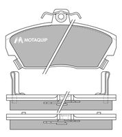 MOTAQUIP LVXL532 - Juego de pastillas de freno