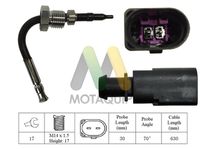 MEAT & DORIA 12383 - Sensor, temp. gas escape