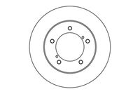 MOTAQUIP LVBD1152Z - Disco de freno - COATED