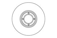 MOTAQUIP LVBD101Z - Disco de freno - COATED