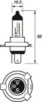 MOTAQUIP VBU472 - Lámpara de incandescencia, luz de situación/gálibo