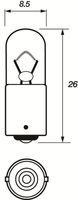 MOTAQUIP VBU233 - Lámpara de incandescencia, luz de situación/gálibo
