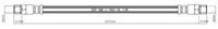 HELLA 8AH355461631 - Tubo flexible de frenos