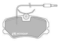 MOTAQUIP LVXL311 - Juego de pastillas de freno