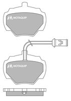 MOTAQUIP LVXL468 - Juego de pastillas de freno