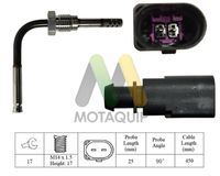 MOTAQUIP LVET408 - Sensor, temp. gas escape