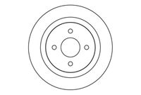 MOTAQUIP LVBD1105Z - Disco de freno - COATED