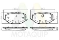 MOTAQUIP LVXL2127 - Juego de pastillas de freno