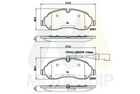 MOTAQUIP LVXL1791 - Juego de pastillas de freno